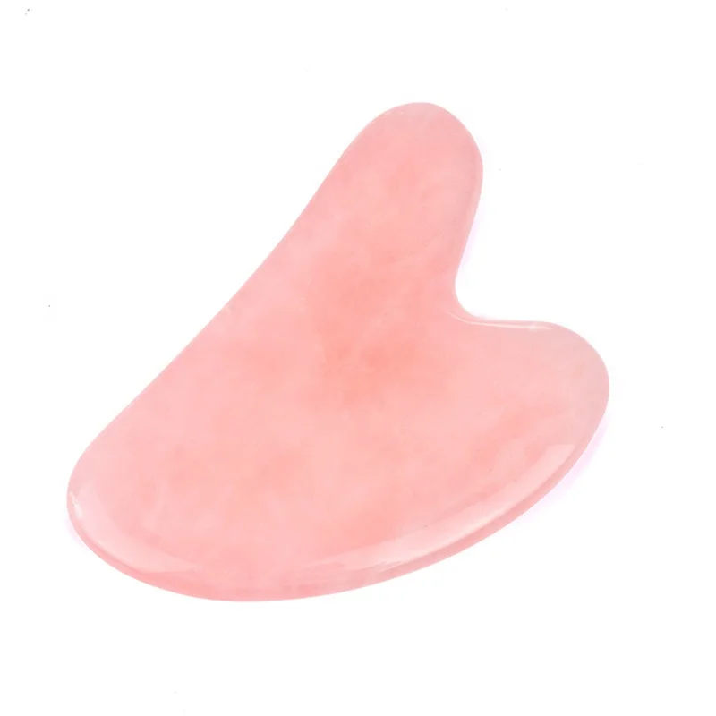 
Factory Wholesale Price Natural Stone Scraper Chinese Gua Sha Tools Rose Quartz Jade Guasha Board 