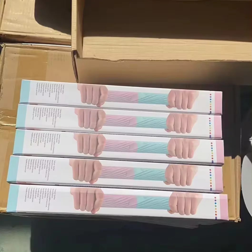 Single Eco-friendly Strengthener Twist Hand Exerciser Flex Resistance Grip Bar Silicone Exercises Flex strength training Bar