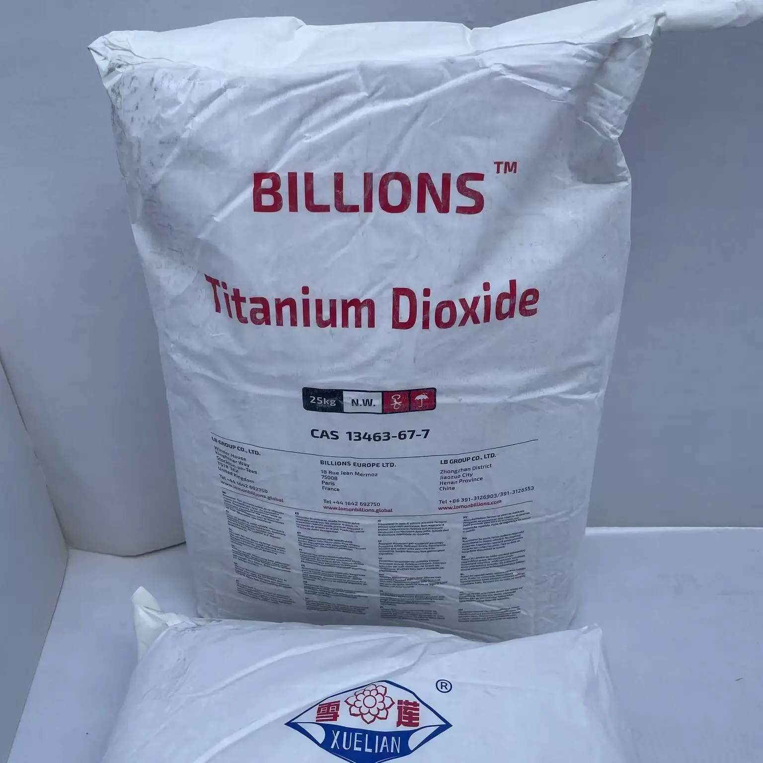 BILLIONS BLR895 rutile Tio2 chloride process pigment titanium dioxide