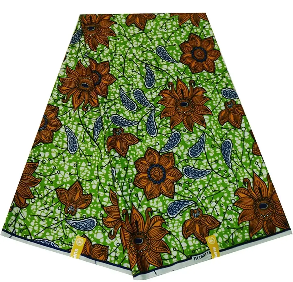 Manufacturer African Original Wax Poly Fabric Cotton Exclusive Soft Wax Fabric For Sale