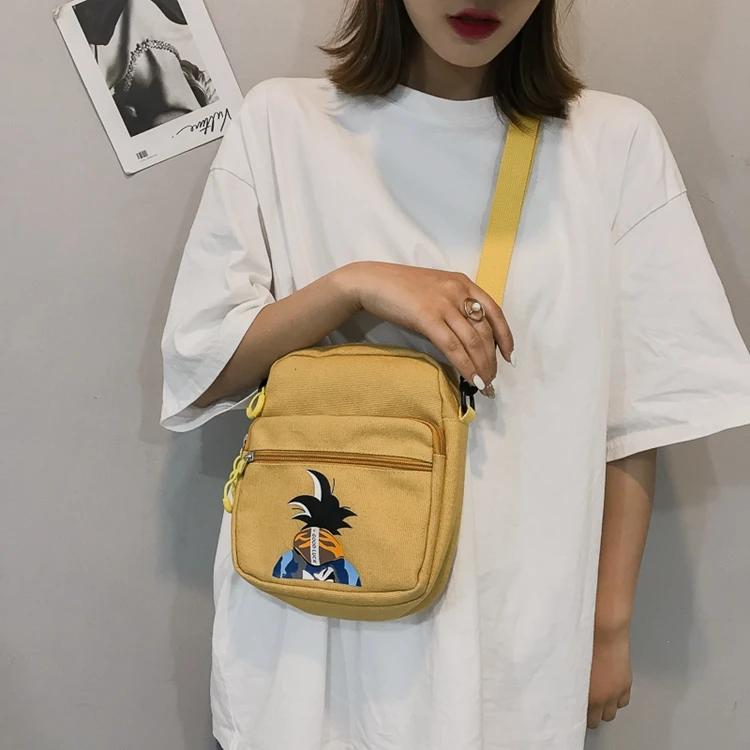 Oem Beautiful Printed Reproduction Vintage Custom Phone Canvas Messenger Bag Casual Cloth Shoulder Bag