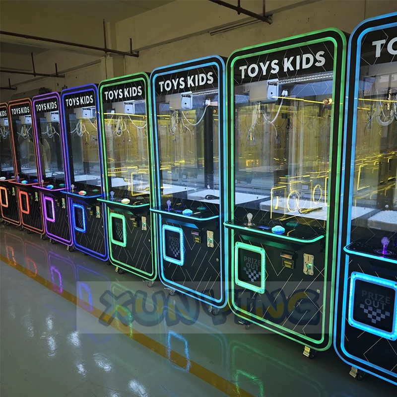 Indoor Economical Arcade Games Transparent Claw Machine New Design Claw Crane Machine For Business