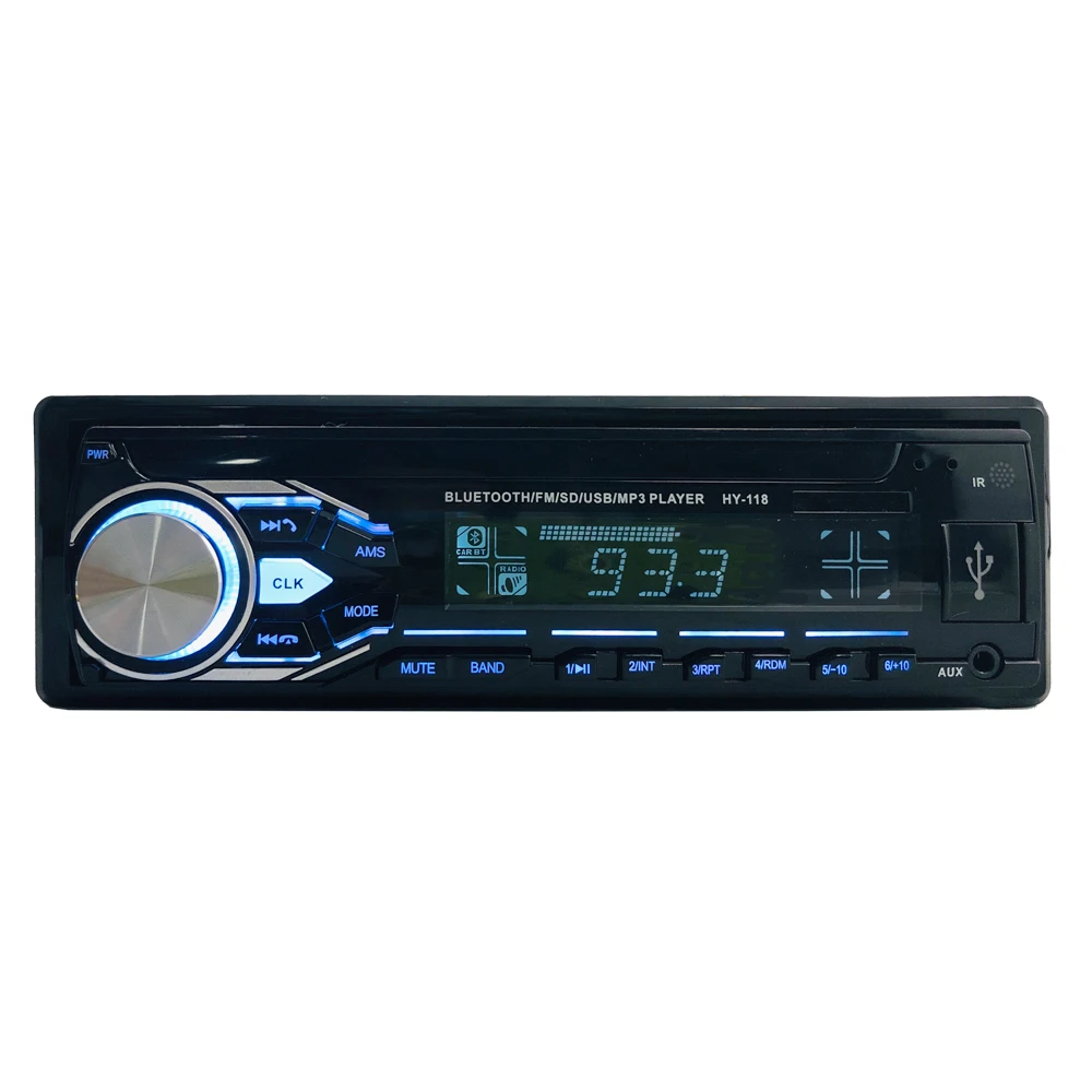 Автомобильный MP3-плеер с голосовым помощником, 1 din, usb, 12 В