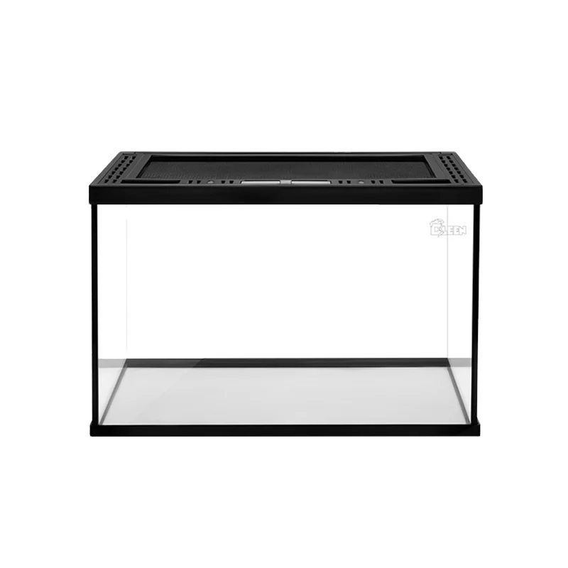 Cherlam 48 Gal 182 L Vertical Paludarium Habitat Custom Reptile Terrarium Tank Glass Terrariums for Amphibious Reptiles