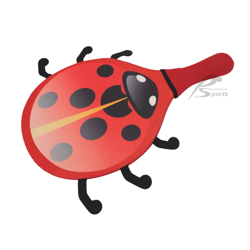 
Sport equipment coccinella shape tennis racket ball set beach paddle 