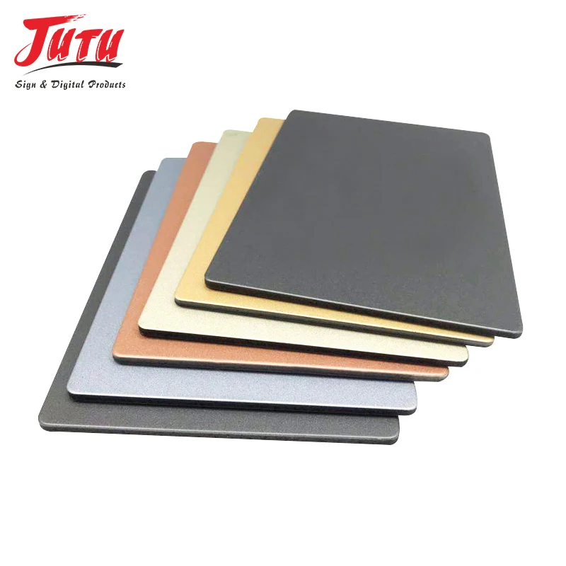 Jutu factory 3mm PVDF  PE coated alucobond panel aluminium cladding composite panel