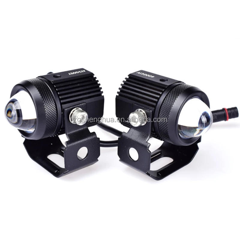 Senlo Dual Color Motorcycle LED HeadLight  For Car Boat Truck SUV Driving Fog Lamp Headlamp White Yellow 12V 24V