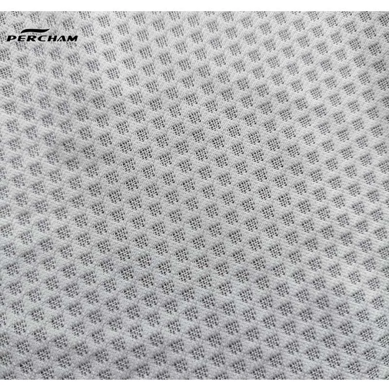 Hot Selling Breathable Stretch Mesh Knitting Custom Printing Fabric For Gym T-shirt