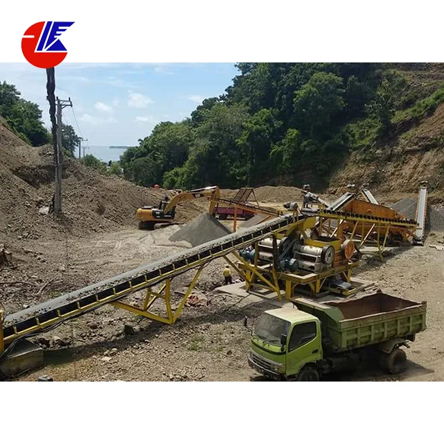 professional stone crusher breaking machine mobile crushing and screening plant stone crush production line price