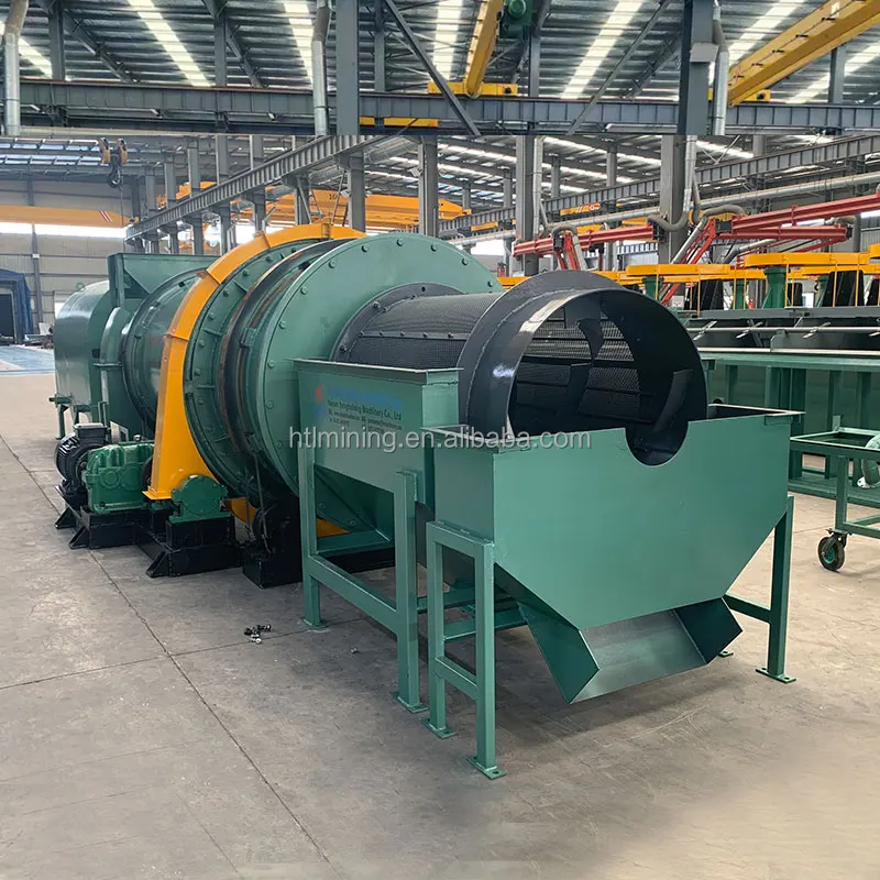 Mining machinery clay ore large size mud stone rotary drum stone washing machine with rotary screen