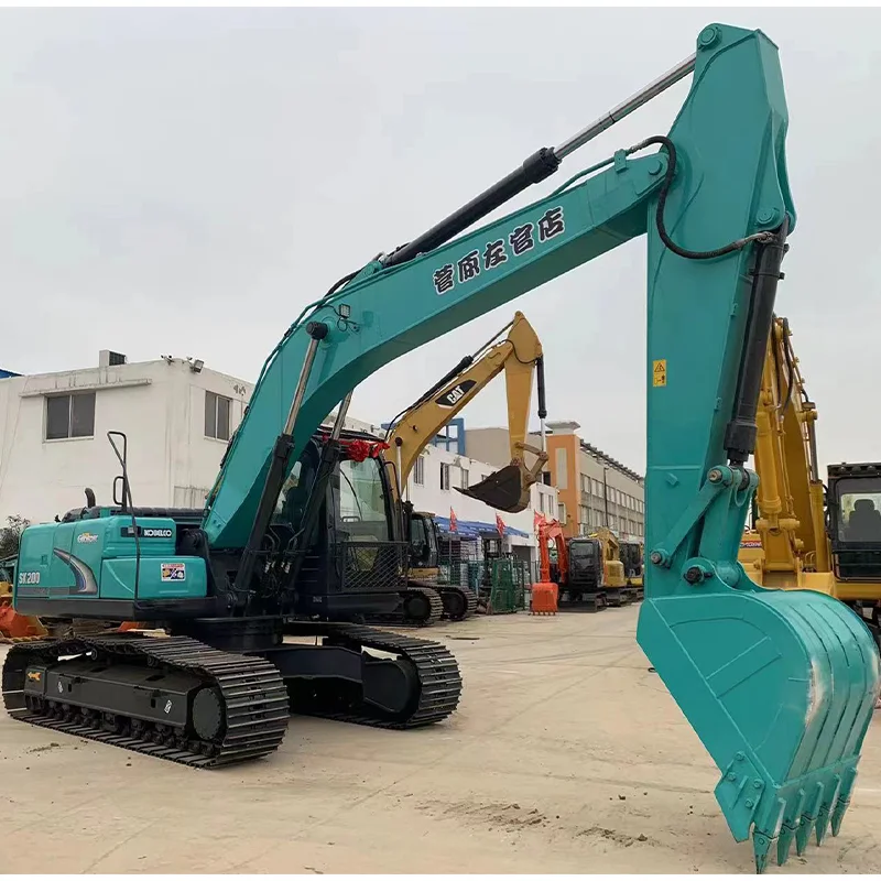 Factory price used KOBELCO SK200 excavator crawler for sale at low price with good quality