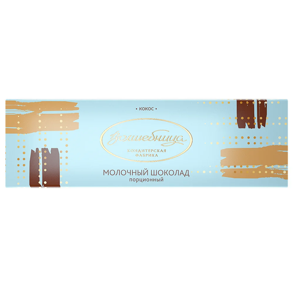 
Milk chocolate with coconut flakes 