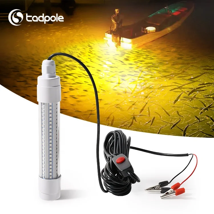 Color Fish Attracting Underwater Collecting Sea Fish Finder Trapper Lamp Attracts Prawns Squid Krill Fishing Catcher Light Bulb