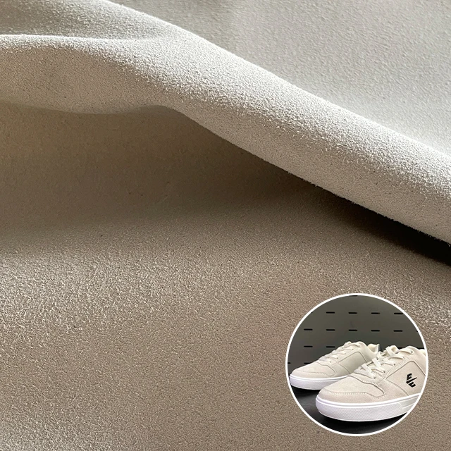High Color Fastness Microfiber Suede For Shoes Upper Good Quality Manufacture Price