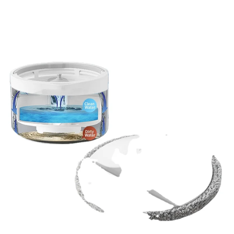 360 Rotation Microfiber Lazy Spin Mop Bucket Set Dirty Clean Separation Bucket  Wringer And Bucket For Mopping