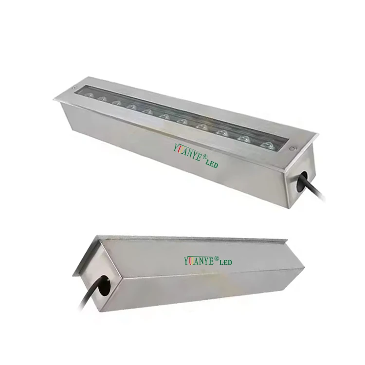 Yuanyeled Ik10 1Ft 2Ft 3Ft Ip67 линейный светодиодный подземный свет Dc24V Ac100V 265V Dmx управление для сада виллы