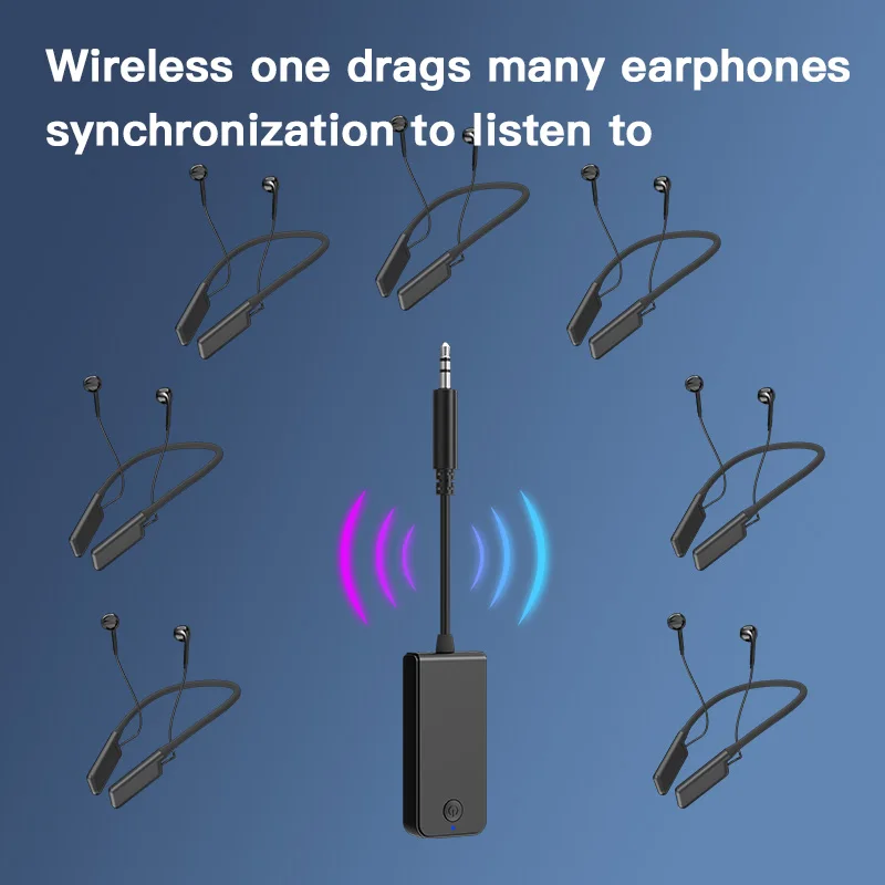 Portable Neck band headphones in ear system BT and Wireless NeckBand Headphone Professional Studio recording Monitor earphone