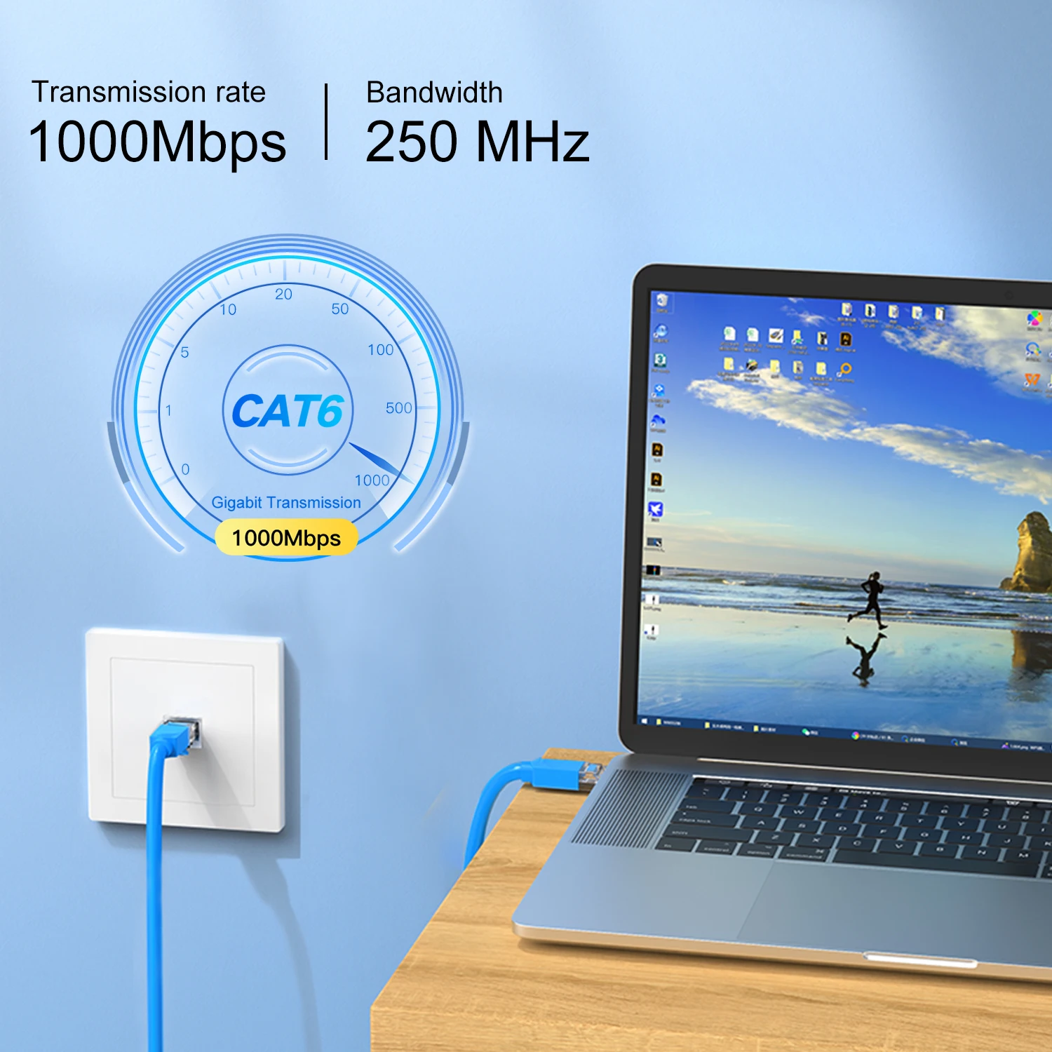 Mindpure High Quality pure copper 8P8C UTP FTP STP CAT5E CAT6 CAT7 Rj45 Patch Ethernet Lan Cable Gigabit Network cord