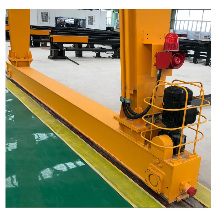 workshop use 10  Single girder trackless half railless 2 t 5ton  gantry crane with Europe style electric wire rope hoist price