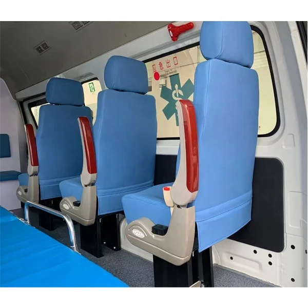 Fold up rotation ambulance seat