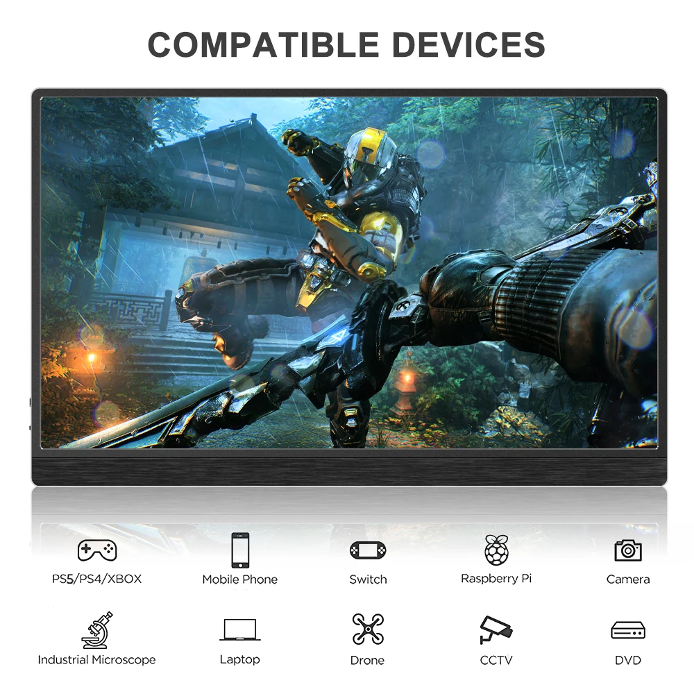 15.6 inch 1080P USB-C Monitor HDR Touchscreen Monitor Premium Smart Cover duel Speakers External Portable Monitor for Laptop