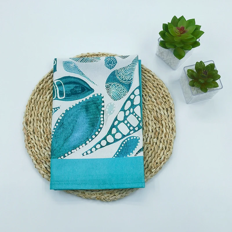 Wholesale Cotton Digital Printed Kitchen Tea Towels, Tea Towels Custom Manufacturing
