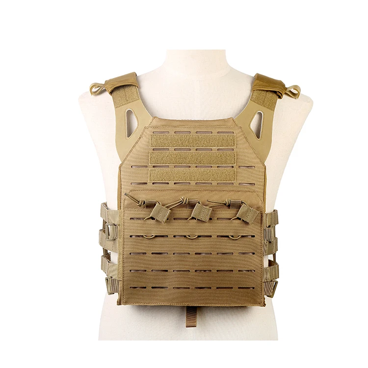 Laser Cut Molle Tactical Vest Plate Carrie Vest With 5.56 Pouch Outdoor Protection Vest