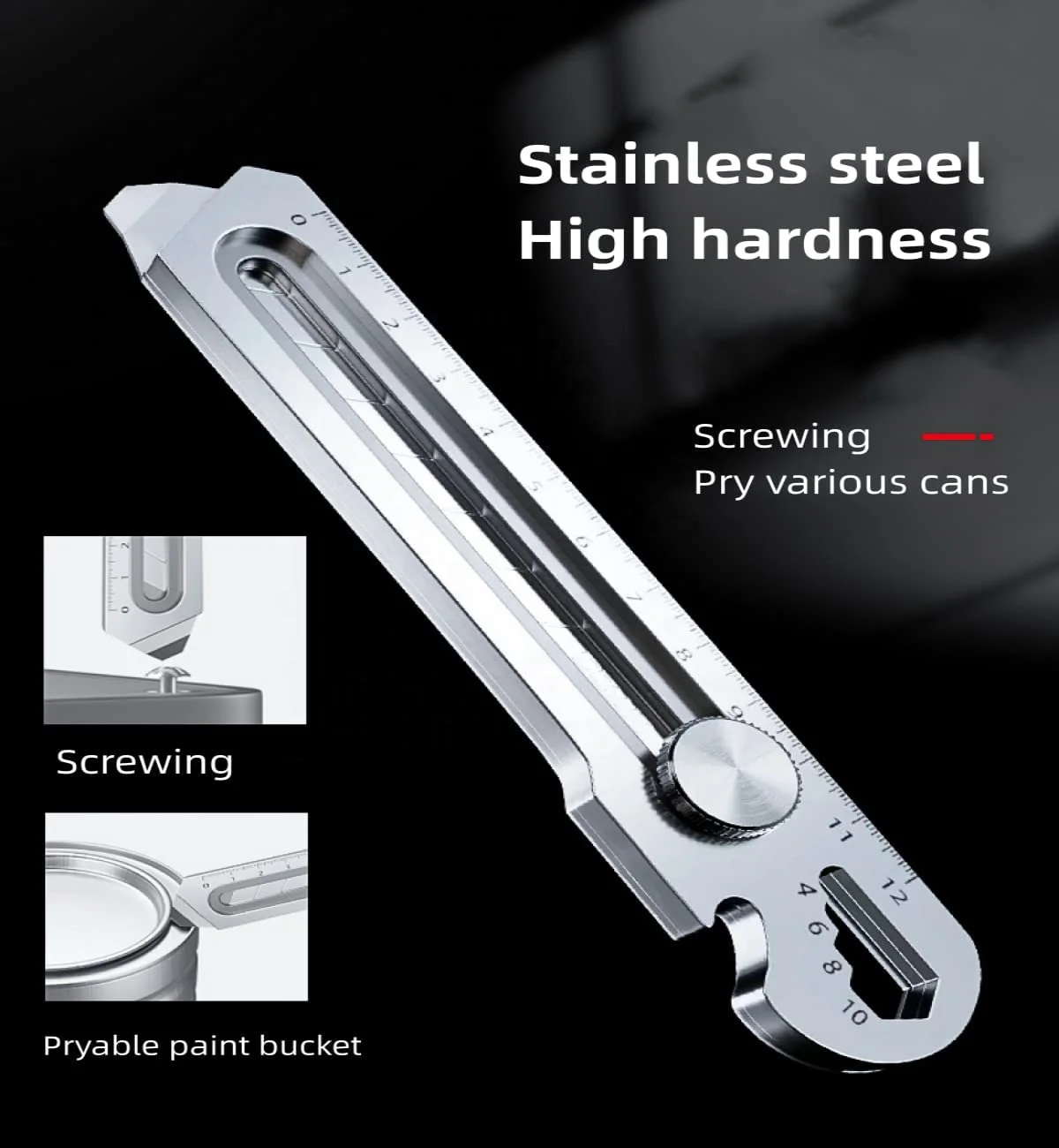18mm pocket knife Stainless steel handle carbon steel blade durable multi functional utility knife