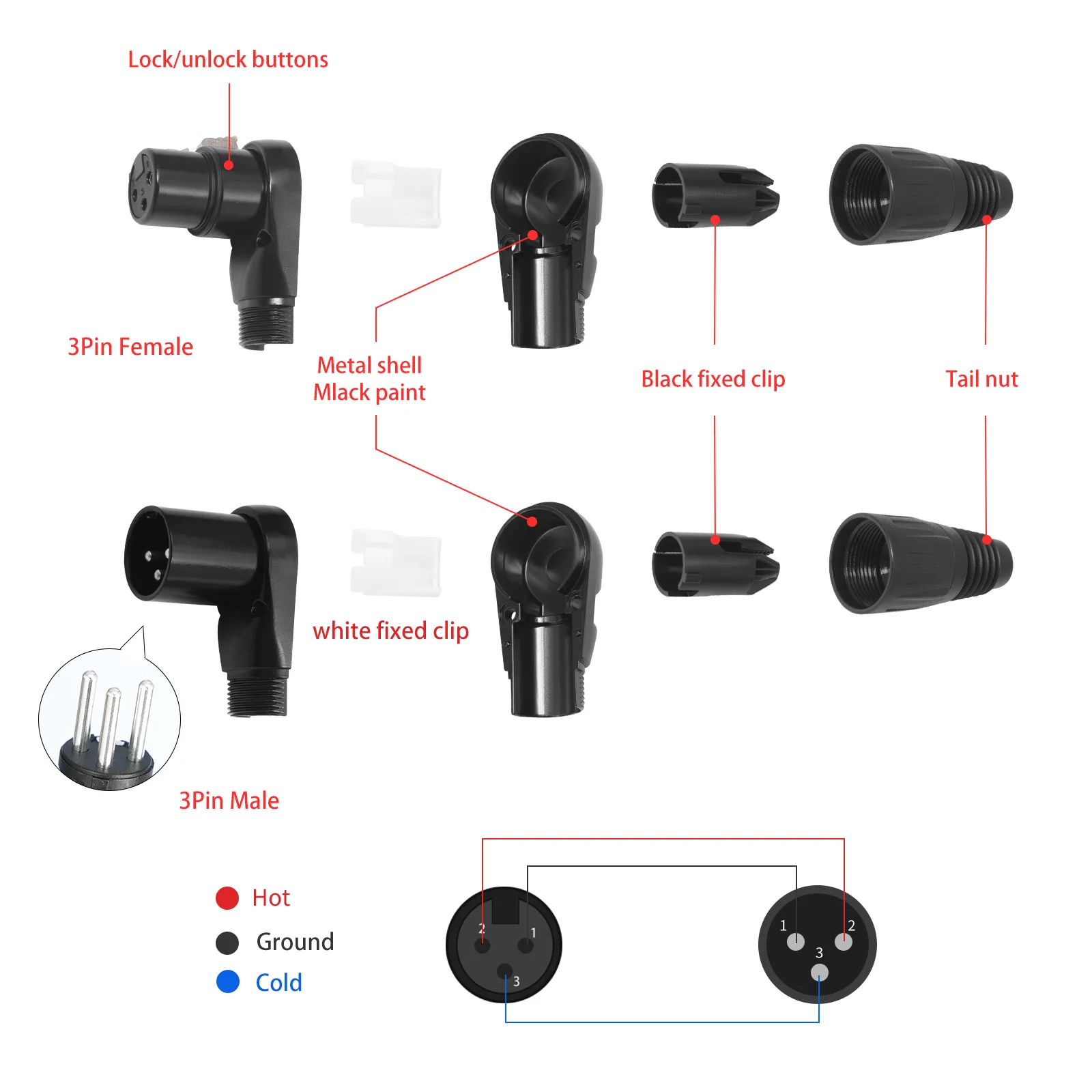 3-контактный разъем XLR
