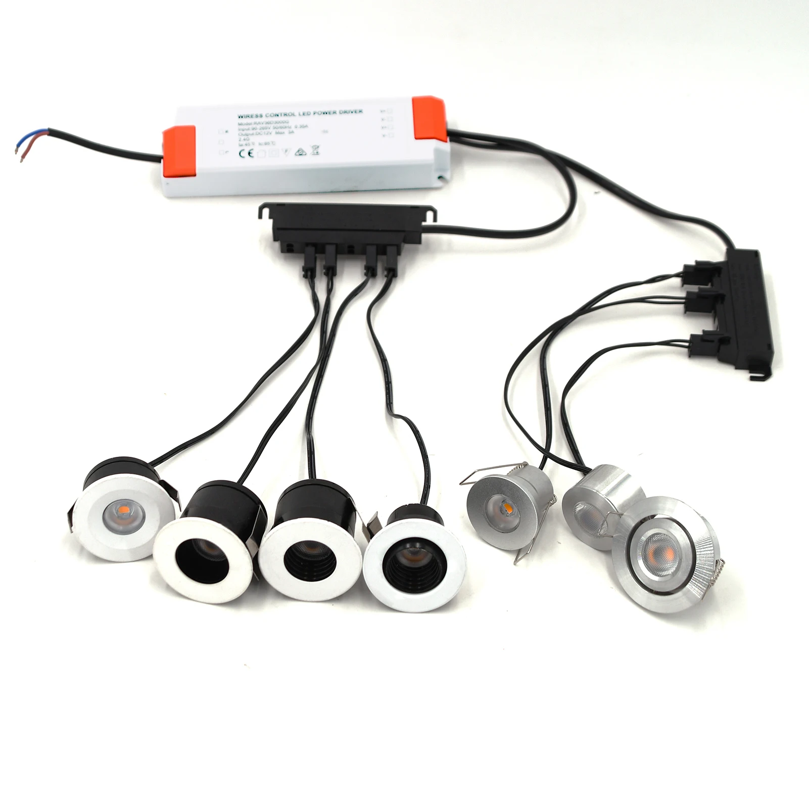 Cabinet LED Lights Smart Mini Led Downlights Showcase Jewelry Recessed Led Down light