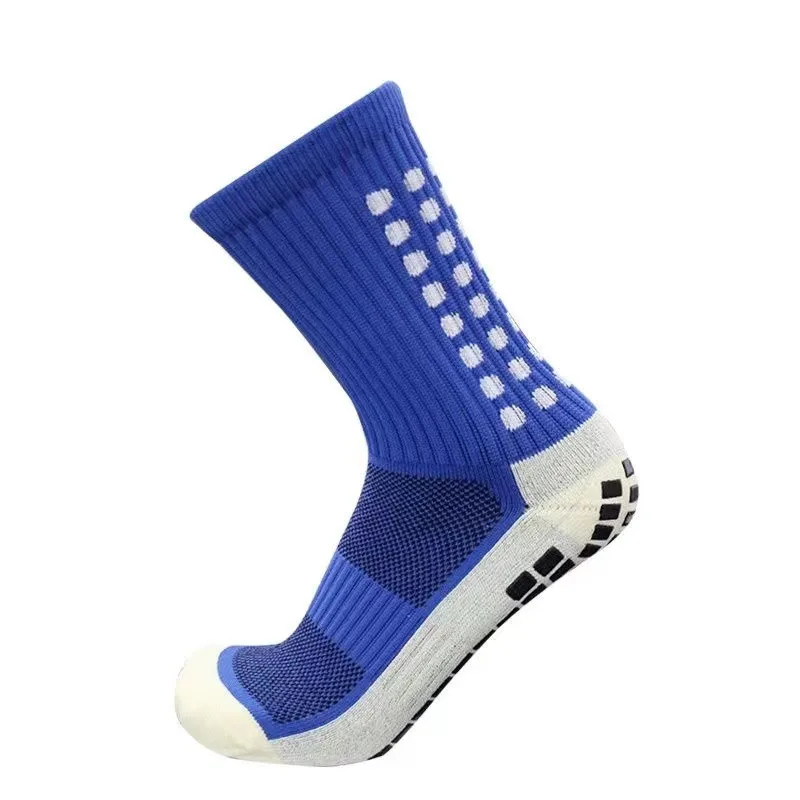 Custom Logo Athletic Soccer Grip Sock Non Slip Anti-slip Designer Mid Calf Football Socks