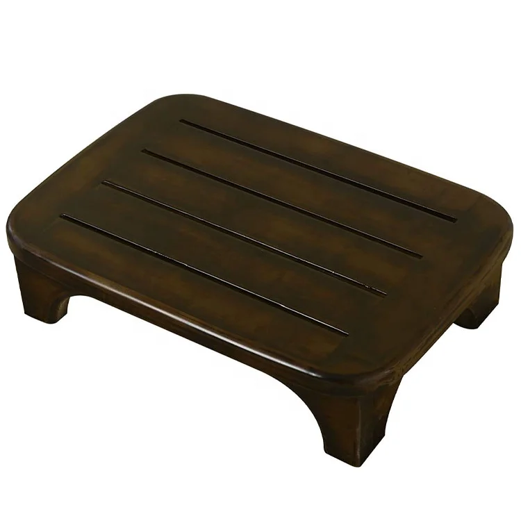 Solid Wood Bed Step Stool Super Large/ Bedside Steps for High Beds/Solid Wood Super Sturdy