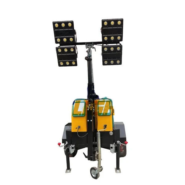 battery light tower LED lamp zero noise
