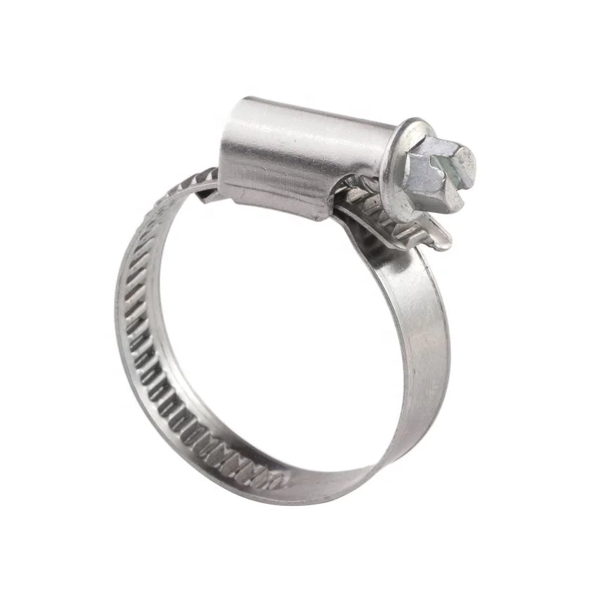 Garden Clamps Adjustable Stainless Steel Round Hose Clamp Ring