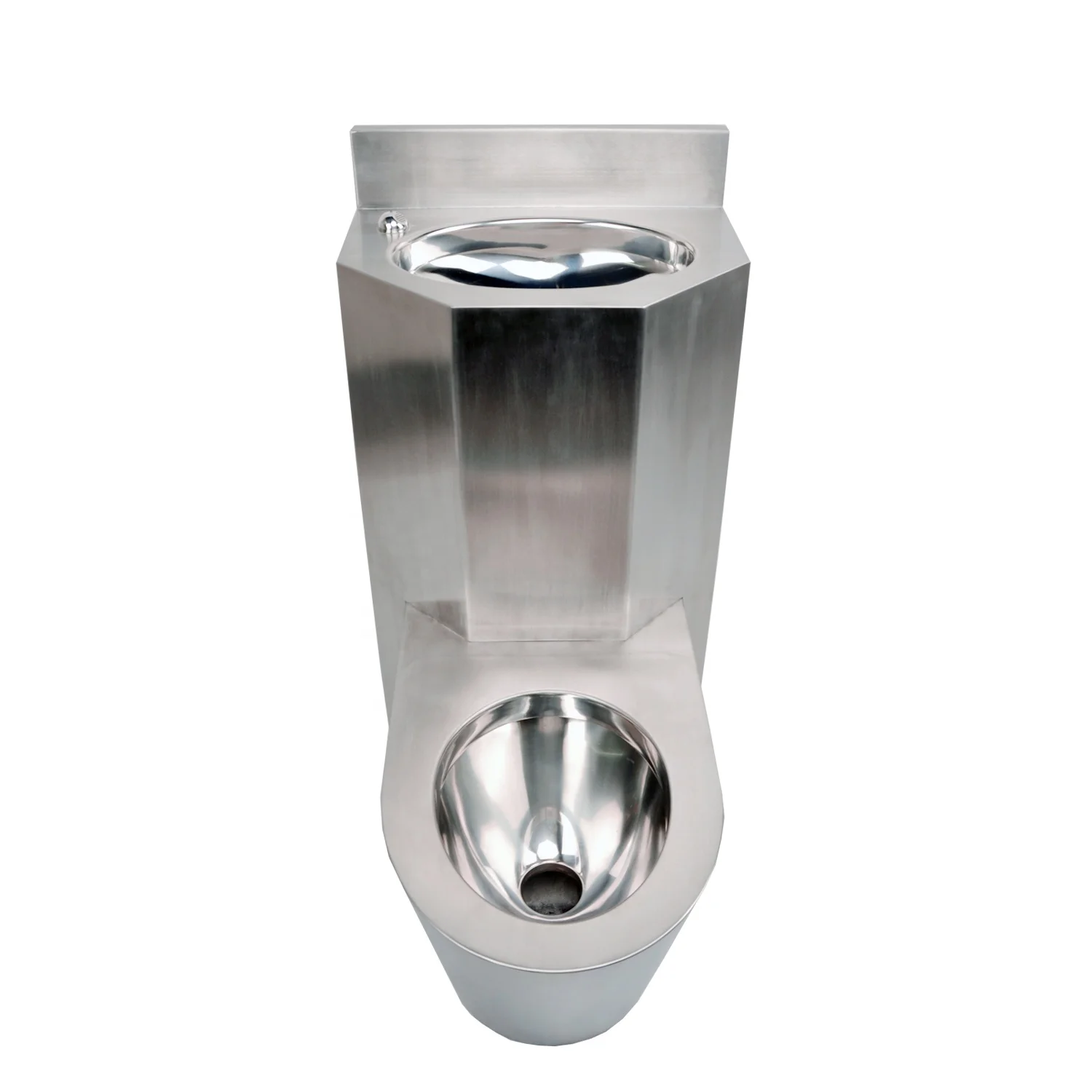 
One Piece Stainless Steel Prison Combination Toilet 