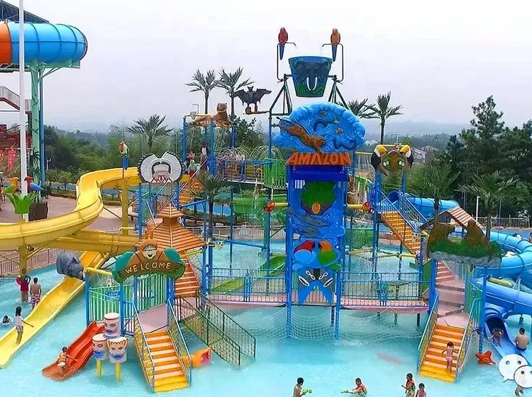 Water house tree house for sale big amusement park equipment water playground for fun