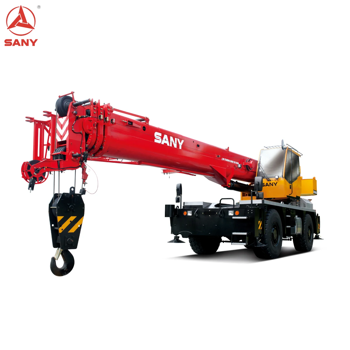 Кран высокой проходимости SRC400C1 SANY, грузоподъемность до 40 тонн, компактный прочный кран высотой подъема 33,9 м/47 м