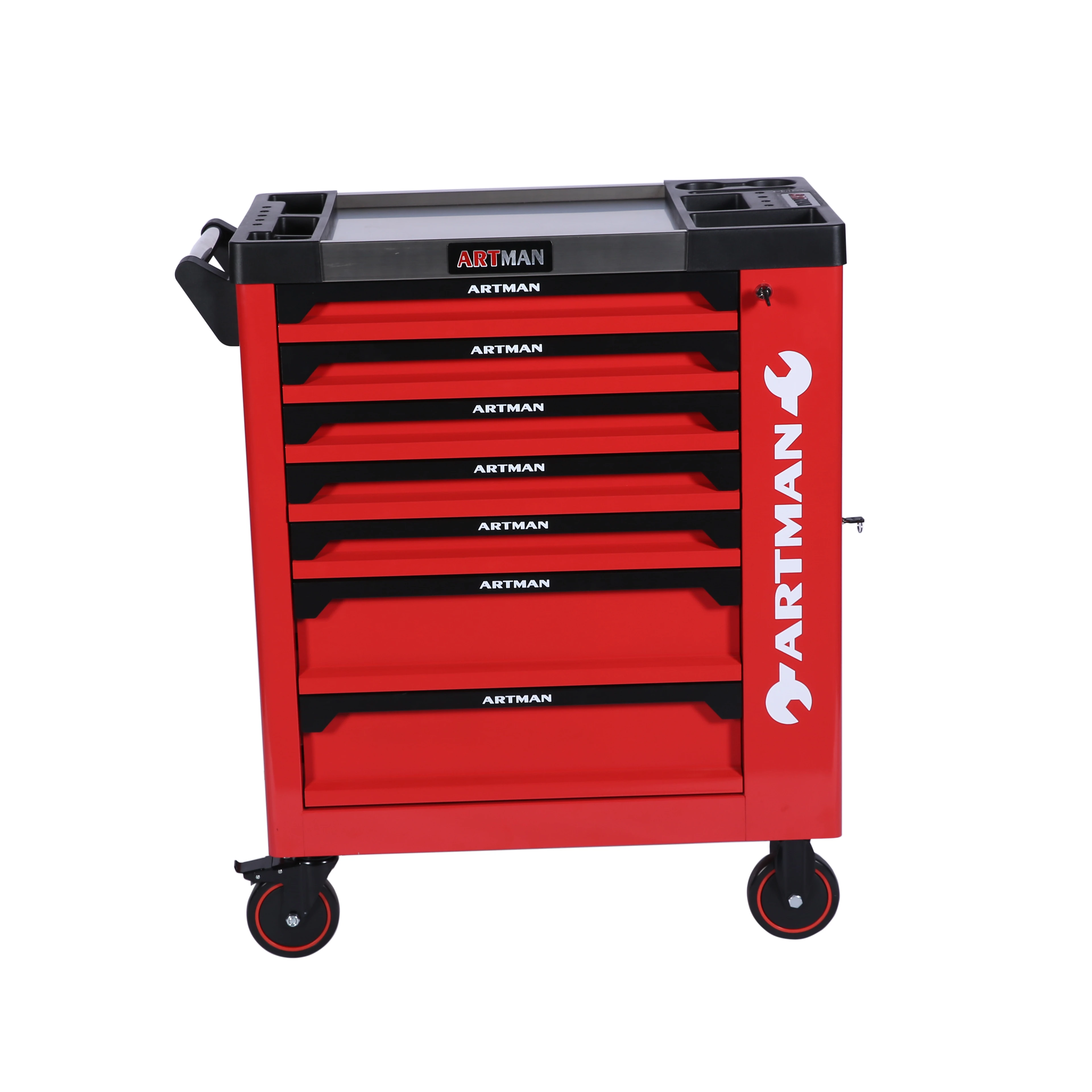 2021 Best Sell 7 drawers germany kraft tools set trolley