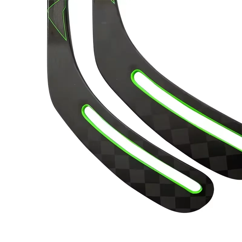 camewin factory wholesale Hole Blade Ice Hockey Sticks Super Light 370g Blank Carbon Fiber Hockey Sticks