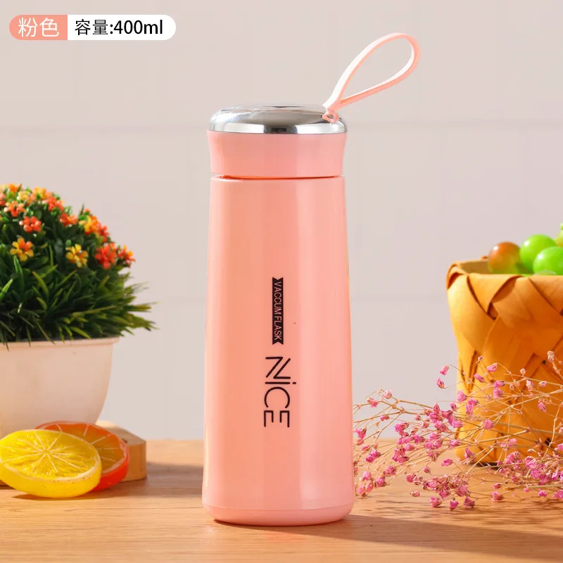 400ML Nice Water Bottle  Water Bottle Simple Department Store Student Bottle