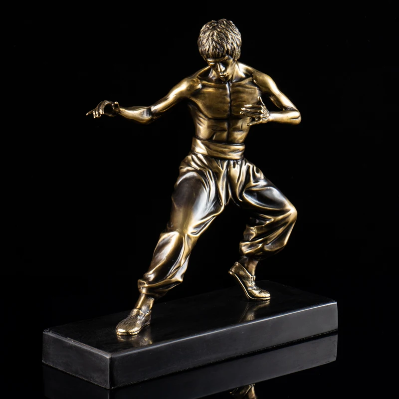 home deco hotel deco bronze bruce lee sculpture