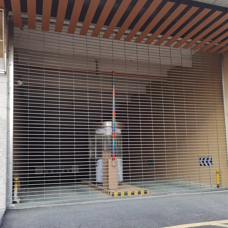 High Quality Bank Mall Shop Stainless Steel Rolling Shutter Door Security Metal Grill Roll Up Door