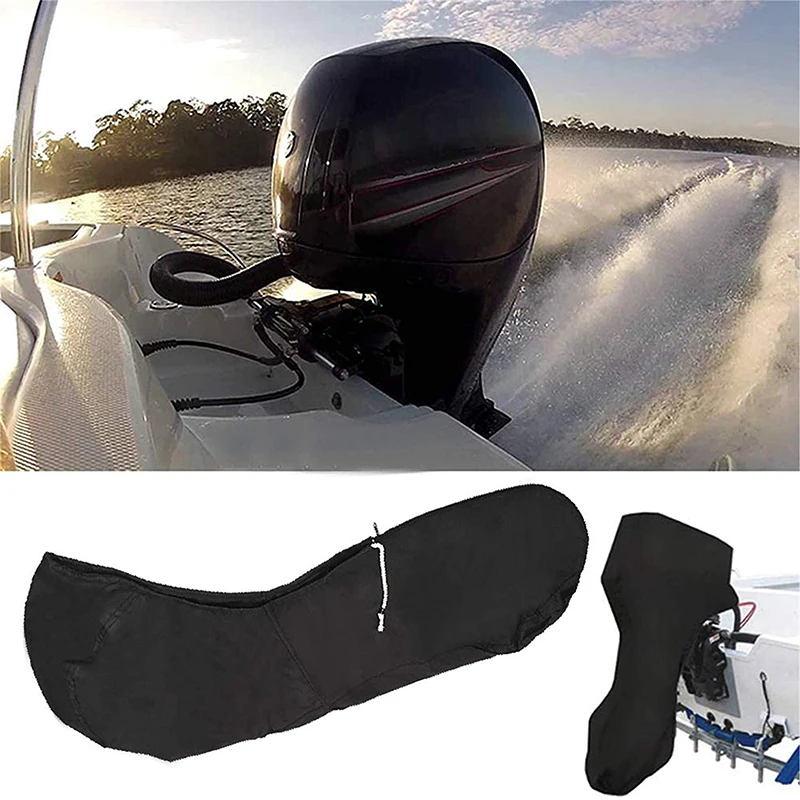 Oxford Fabric Extra PVC Coating,Waterproof Outboard Engine Covers Fit Boat Motor Covers