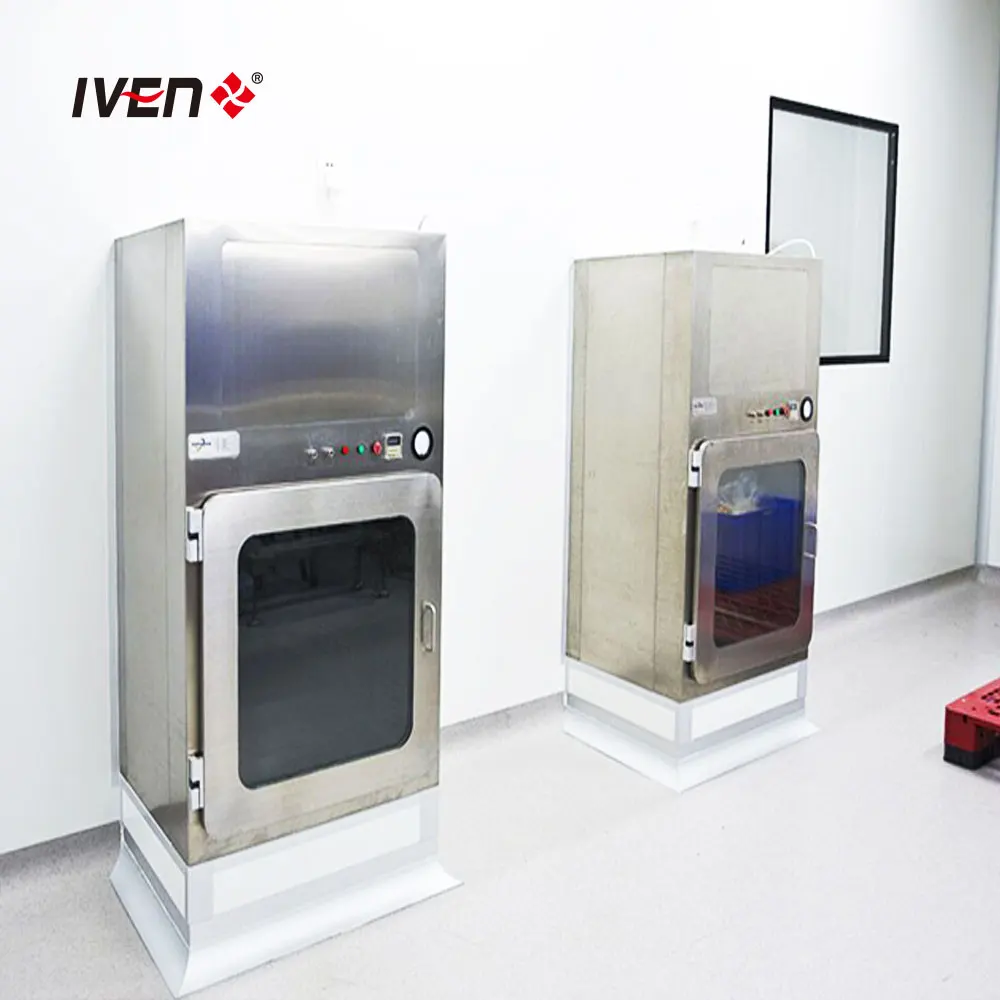 Pass Small Items Between Clean Area and Non-clean Area Cleanroom Clean Room Pass Box for Pharmaceutical