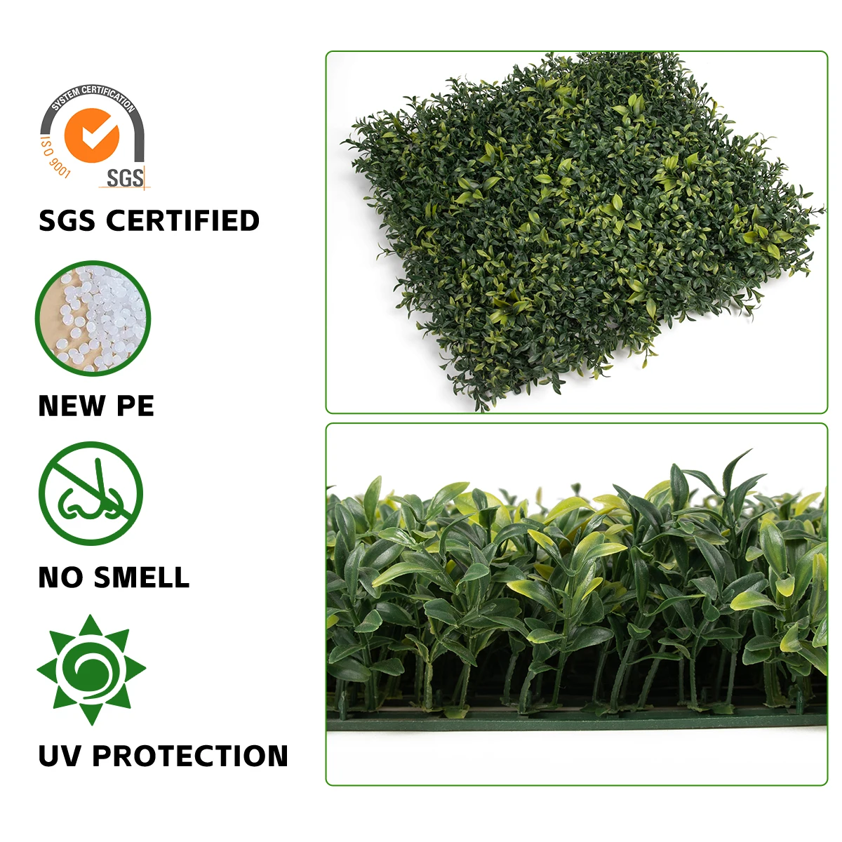 Chinese Online Markets Green Wall Home Decor Artificial Grass wall Panel for Vertical Garden Decoration