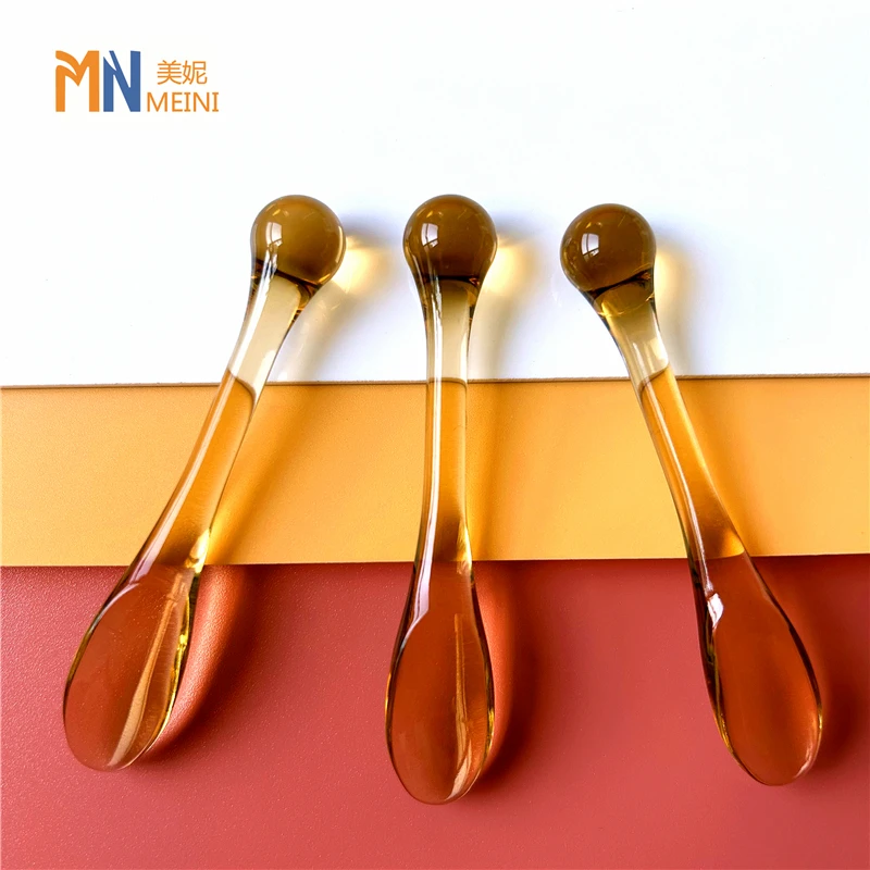 Hot Sale Wholesale cosmetic face spoon cream cosmetic spoons, facial cosmetics metal spatula