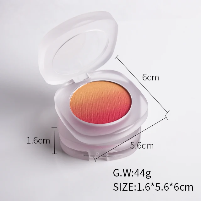 Custom Your Label Cosmetic Natural Blusher Cheek Tint Blush Palette No Logo High Pigment Vegan Makeup Powder Gradient Blush