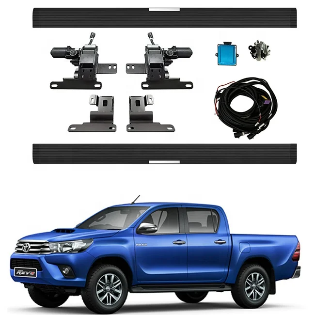 Pickup Auto Parts Running Board for Toyota Hilux Rover Ranger Side Step Ram 1500 Sport 2021 Chevy Silverado 1500 Accessories T01
