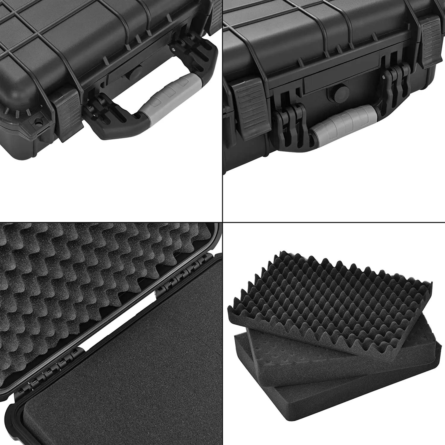 China Factory Plastic Waterproof Hard Case Carry Hardcase with Foam