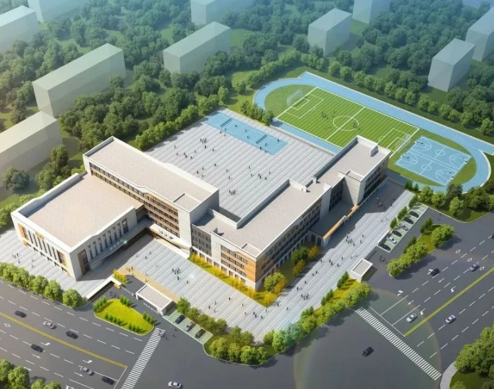 Multi-Story Steel Structure School Building Office Commercial Factory Building Apartment buildings